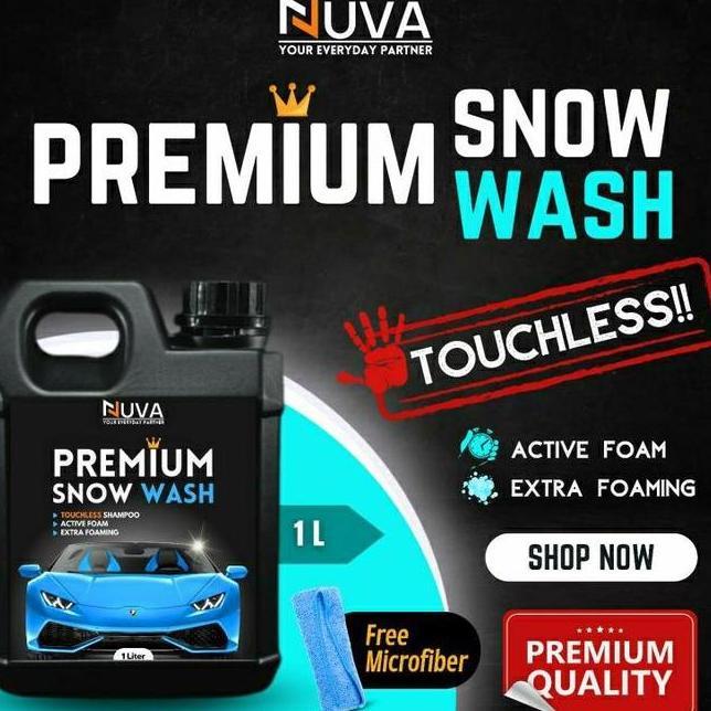 Tersedia Nuva Touchless Snow Wash Car Motorcycle Shampoo Shampoo Mobil Dan Motor Touchless