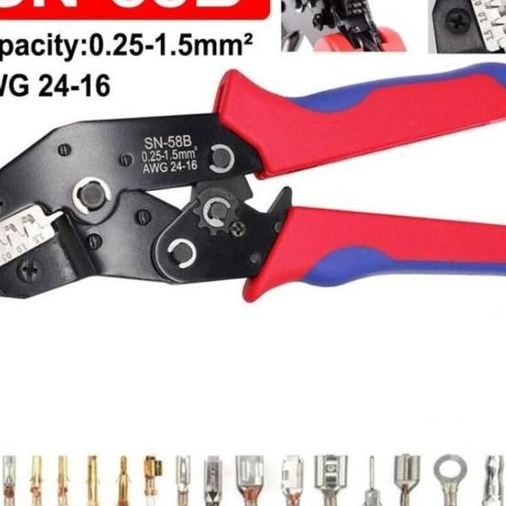 200PCS SOCKET + TANG CRIMP SKUN SN 58B SOKET MOTOR KECIL KONEKTOR KABEL SKUN TERMINAL 2.8MM SET SOCK