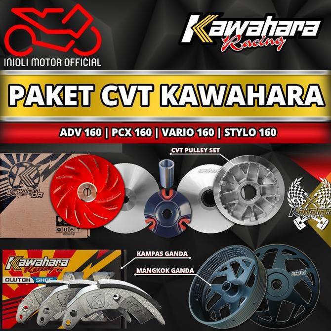 PAKET CVT KAWAHARA RACING ADV PCX VARIO STYLO MIO AEROX NMAX LEXI MIO KARBU MIO M3 FAZZIO FINO FI ES