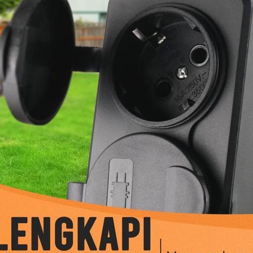 STOP KONTAK ORI SNI KUALITAS BAGUS COLOKAN HITAM PENUTUP KARET SAMBUNGAN KABEL LISTRIK 1 2 3 4 SOKET