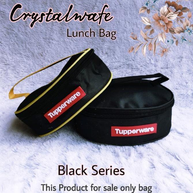 Terbaru Tas Bekal Crystalwafe Fancy Tupperware Bulat - Bahan Berkualitas Tinggi Tas Bekal Makanan