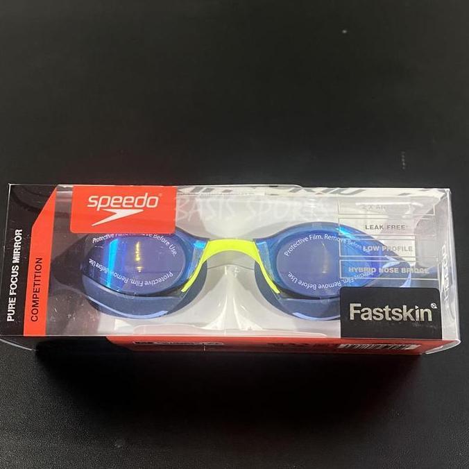 Miliki Kacamata Renang Speedo Fastskin Pure Focus Mirror - Blue (Made In Japan)