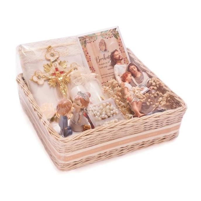 }}}}}}] Hantaran Rohani Wedding Katolik Ocean Blue (KHUSUS GOJEK) Hampers Pernikahan Gereja Katolik