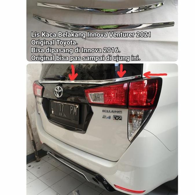 Lis Kaca Belakang Innova Venturer 2016 2021 Rear Window Trim