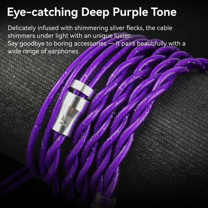 KBEAR Zi Xiao Alloy Copper + Silver Plated Copper Kabel Earphone IEM Upgrade Cable ZiXiao