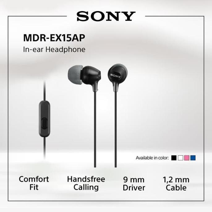 Sony Headset MDR EX15AP MDR-EX15AP MDR EX 15AP