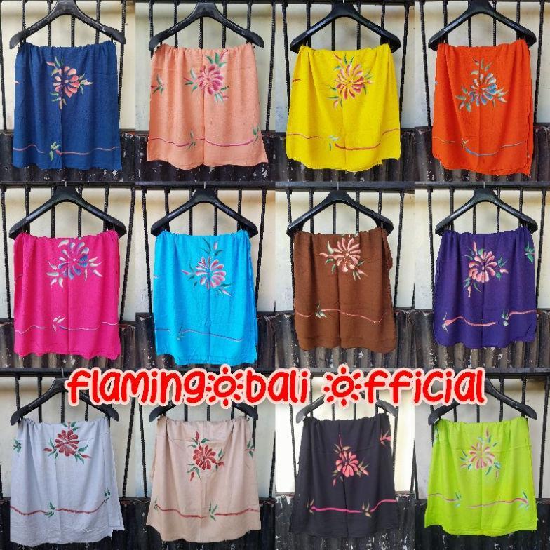 [ anomancollection ] KAIN PANTAI BALI LUKIS PREMIUM BAHAN RAYON TEBAL ADEM KAIN BALI TANPA RUMBAI