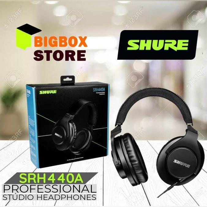 Headphone SHURE SRH440A / SRH 440A / SRH-440A Studio Headphone