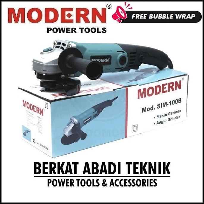 Mesin Gerinda Tangan Sim-100B Modern 4" Sim 100B Mesin Gurinda Grinda