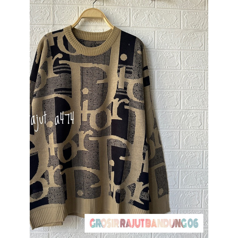 BAM SWEATER RAJUT IMPORT OVERSIZE WANITA KOREA