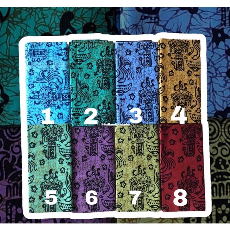 [ anomancollection ] KAIN BATIK MOTIF BARONG BALI