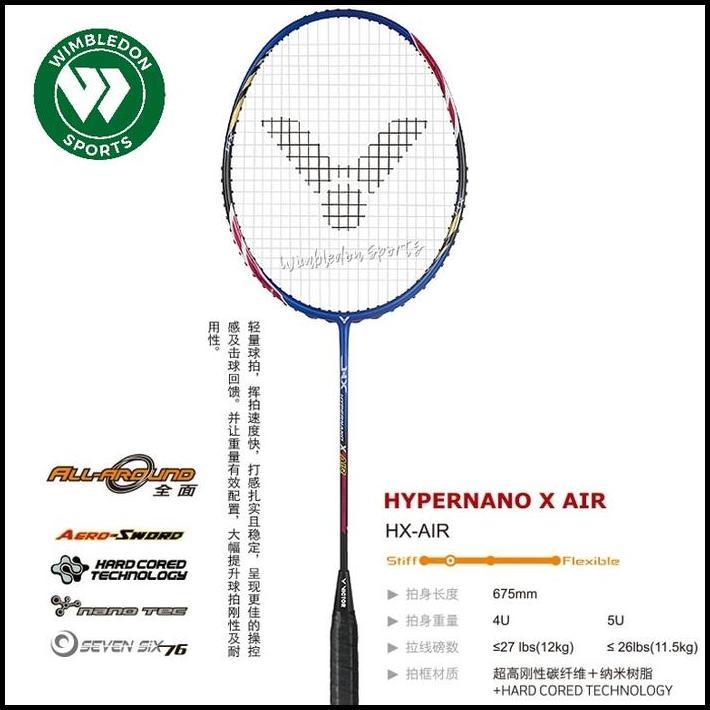 Raket Victor HYPERNANO AIR ( HX AIR ) 4U & 5U ORIGINAL best seller