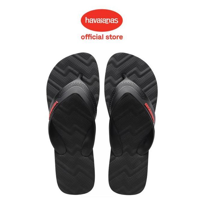 Havaianas 0090 Track Waves Black - Sandal Pria