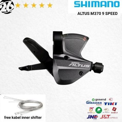 Shifter Sepeda 9 Speed Shimano Altus M370  Operan Gigi Sepeda Shimano