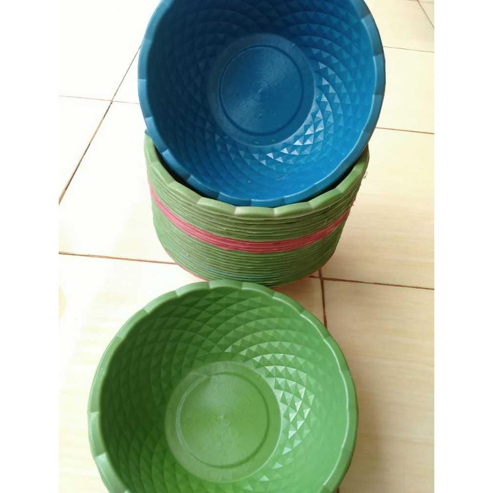 1 Lusin Waskom Hajatan/Waskom Wadah Nasi/Waskom Motif Permata Hemat