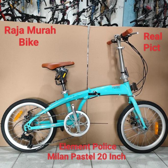 Sepeda Lipat 20 Inch Element Police Milan Pastel  Sepeda Lipat Milan Pastel 20 Inch