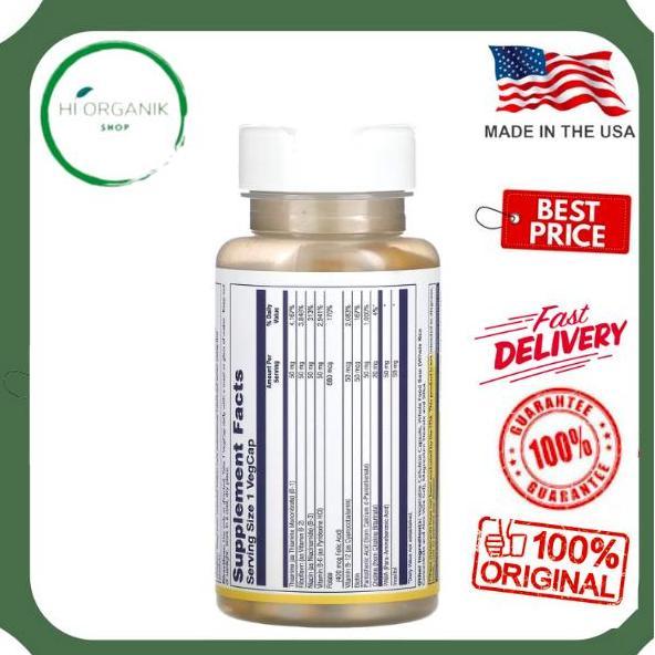 Solaray Vitamin B-Complex 50 Mg 100 Vegcaps Original