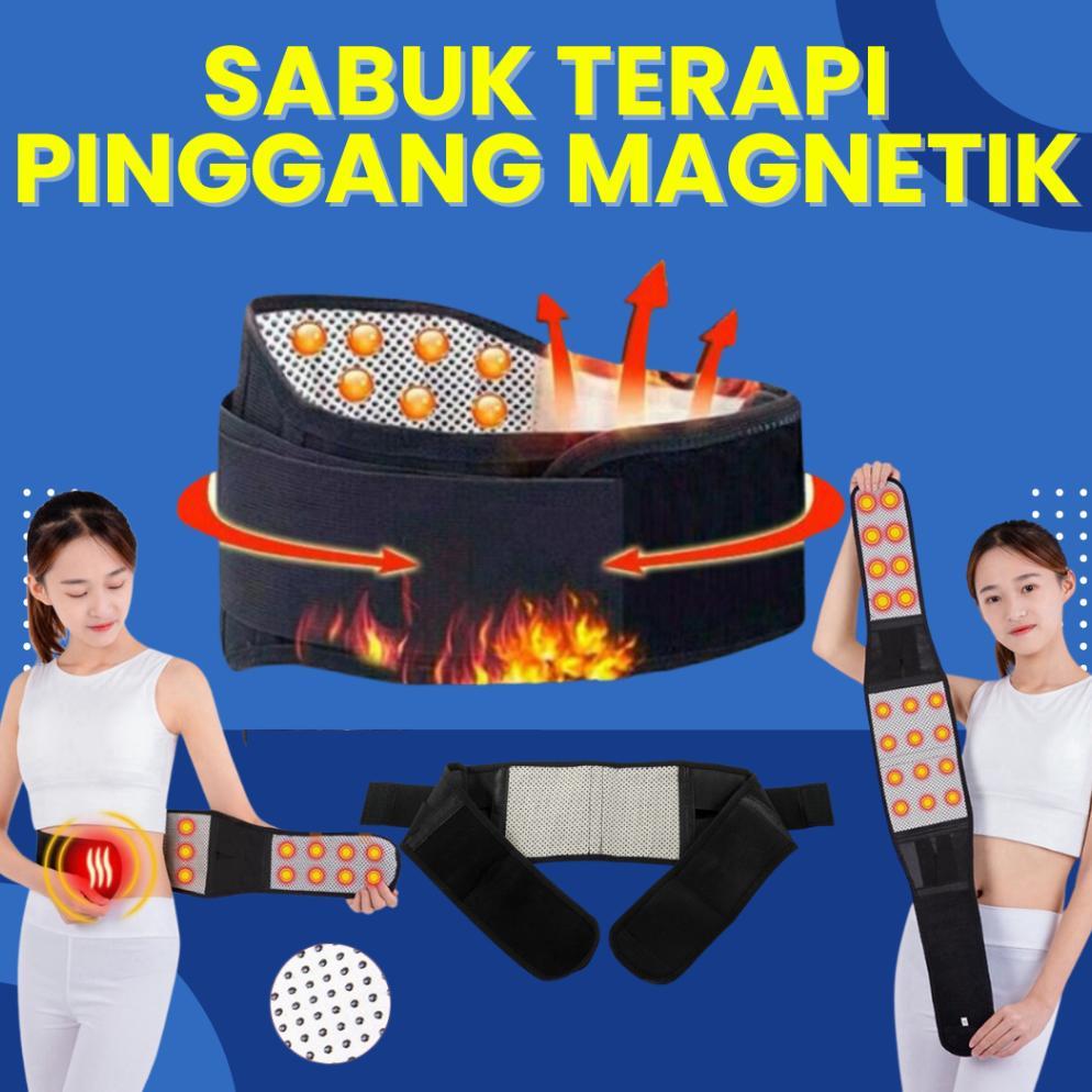 Alat Terapi Pinggang Sabuk Terapi Pinggang Korset Terapi Pinggang Syaraf Kejepit Tourmaline Original