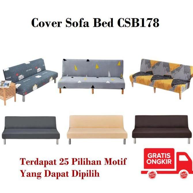 CSB178 Cover Sofa Bed Sarung Sofa Motif Import kain dekorasi
