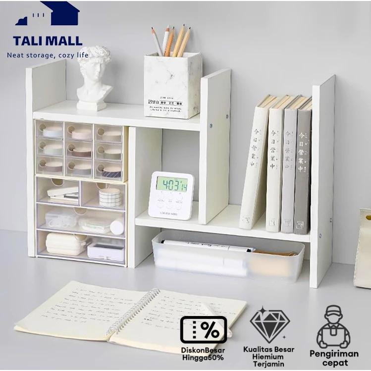 Rak Buku Rak Buku Mini Portable Rak Kayu Serbaguna Rak Meja Kayu Minimalis Rak Kayu Serbaguna