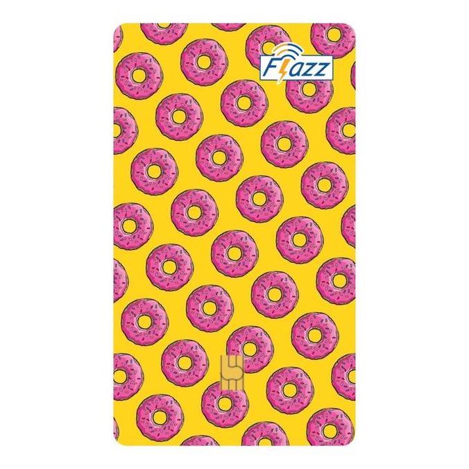 Kartu Flazz BCA motif donat Rp.0 RESTOCK