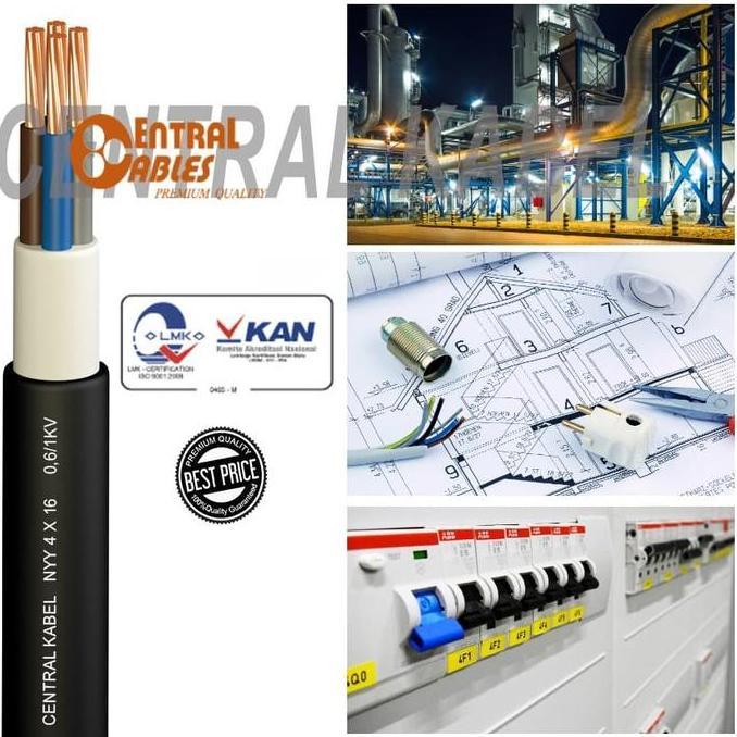 Promo SNI Central Kabel NYY 4x16 mm Tufur NYY 4x16 NYY 4 x 16 LMK Potongan Diskon