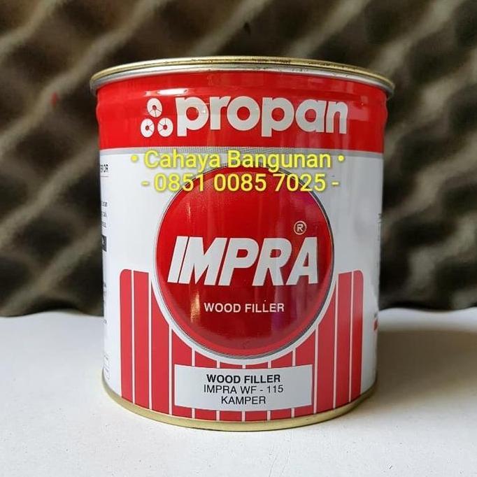 Premium Impra Wood Filler Filer Dempul Pengisi Pori Kayu Propan Kaleng 1 Kg Promo