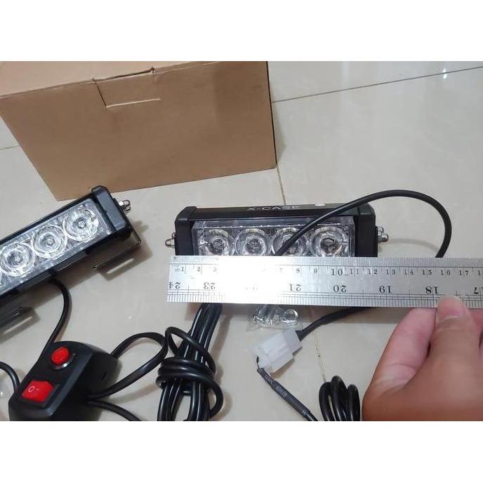 Lampu Strobo Patwal Led Bar Mini Super Terang