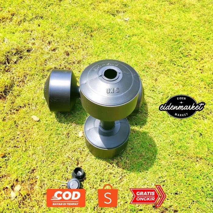 GV23 barbel 5 Kg ( 2 biji ) kosongan / SEPASANG Premium