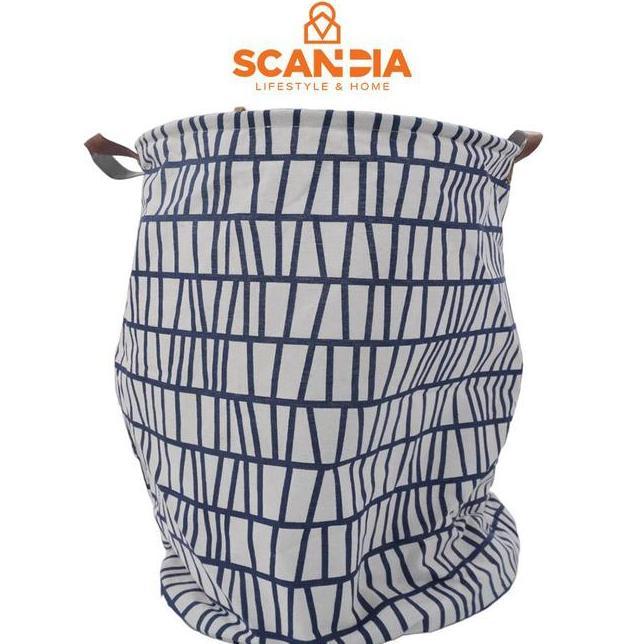 SCANDIA LUNKA LAUNDRY BAG STICK NAVY - KERANJANG PAKAIAN KERANJANG KERANJANG SERBAGUNA LAUNDRY SERBA