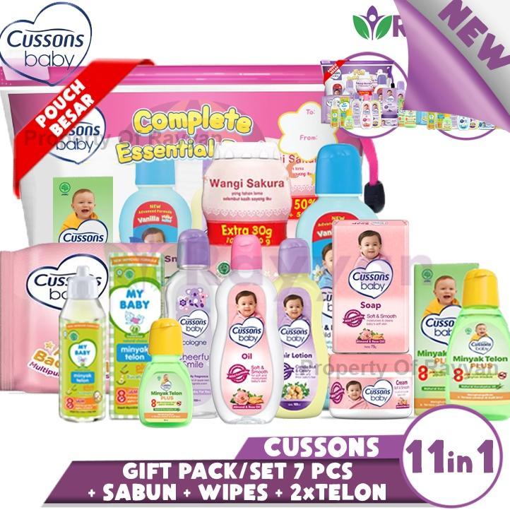 Terbaru (Cp)Cussons Baby Set Pack 11In1 | Fun Bathing/Complete Essential |Plus Telon| Cussons Baby G