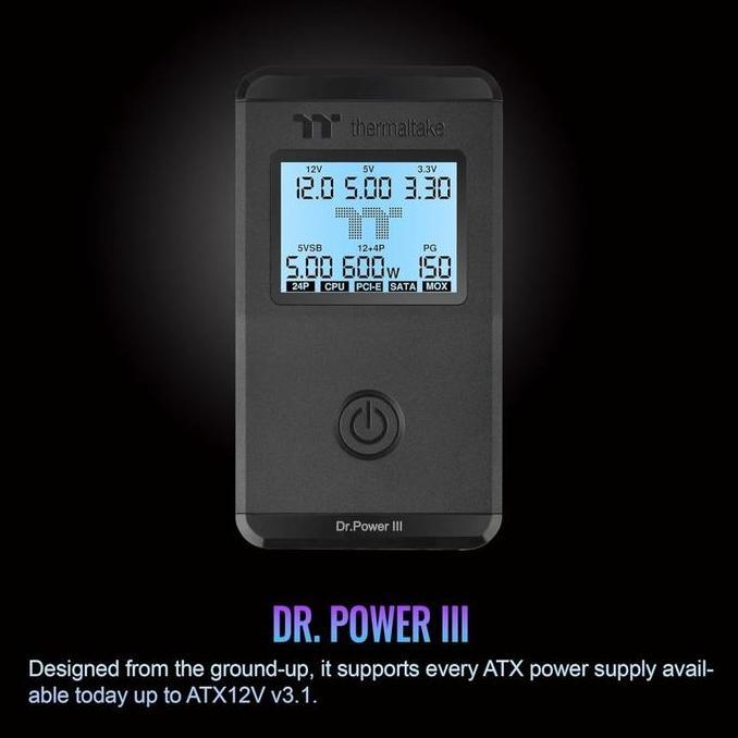 Sale Thermaltake Dr. Power Iii Atx Power Supply Psu Pcie5 Atx 3.0 Tester