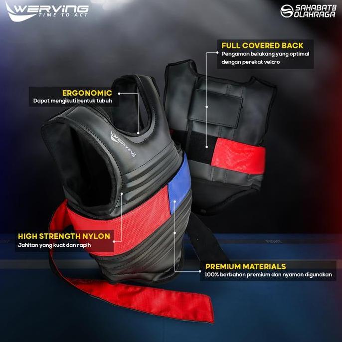 TERMURAH - Body Protector Silat Werving List Adjustable