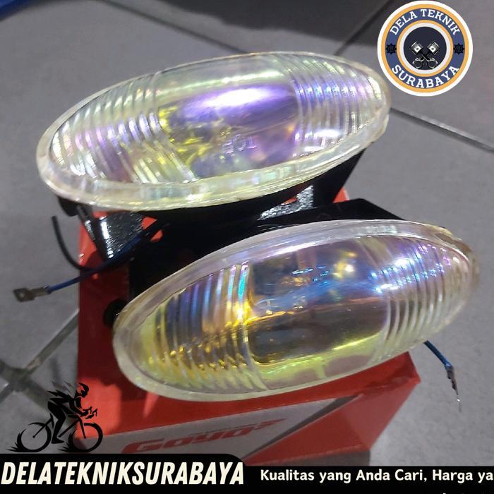 LAMPU SOROT MOTOR MOBIL ANTI KABUT, FOGLMAP LAMPU KABUT ISI 2 KENDARAAN CAR BY DELATEKNIKSURABAYA