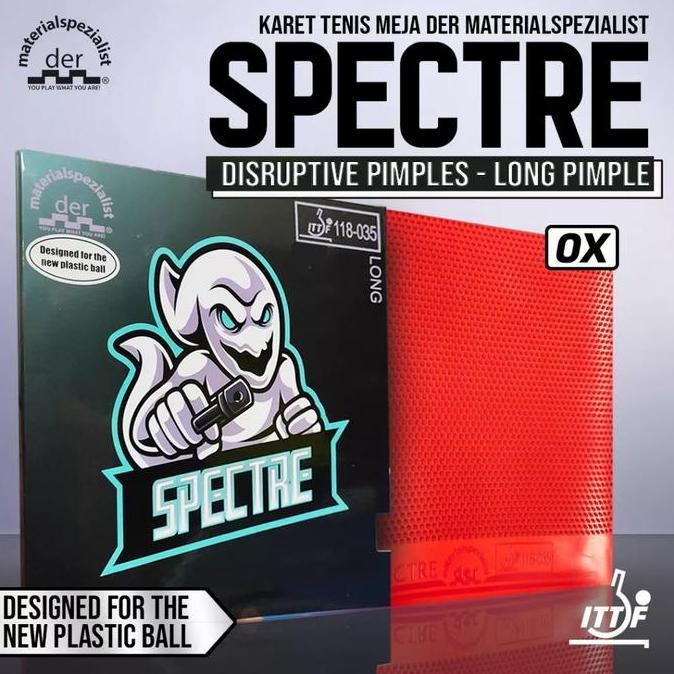 TERMURAH - KARET TENIS MEJA BINTIK DER MATERIALSPEZIALIST SPECTRE ORIGINAL