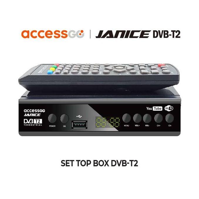 Set Top Box Only Dvb T2 Accessgo Stb Tv Tabung Receiver Tv