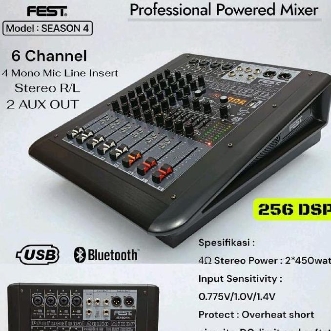 POWER MIXER FEST SEASON4 SEASON 4 4channel 256dsp