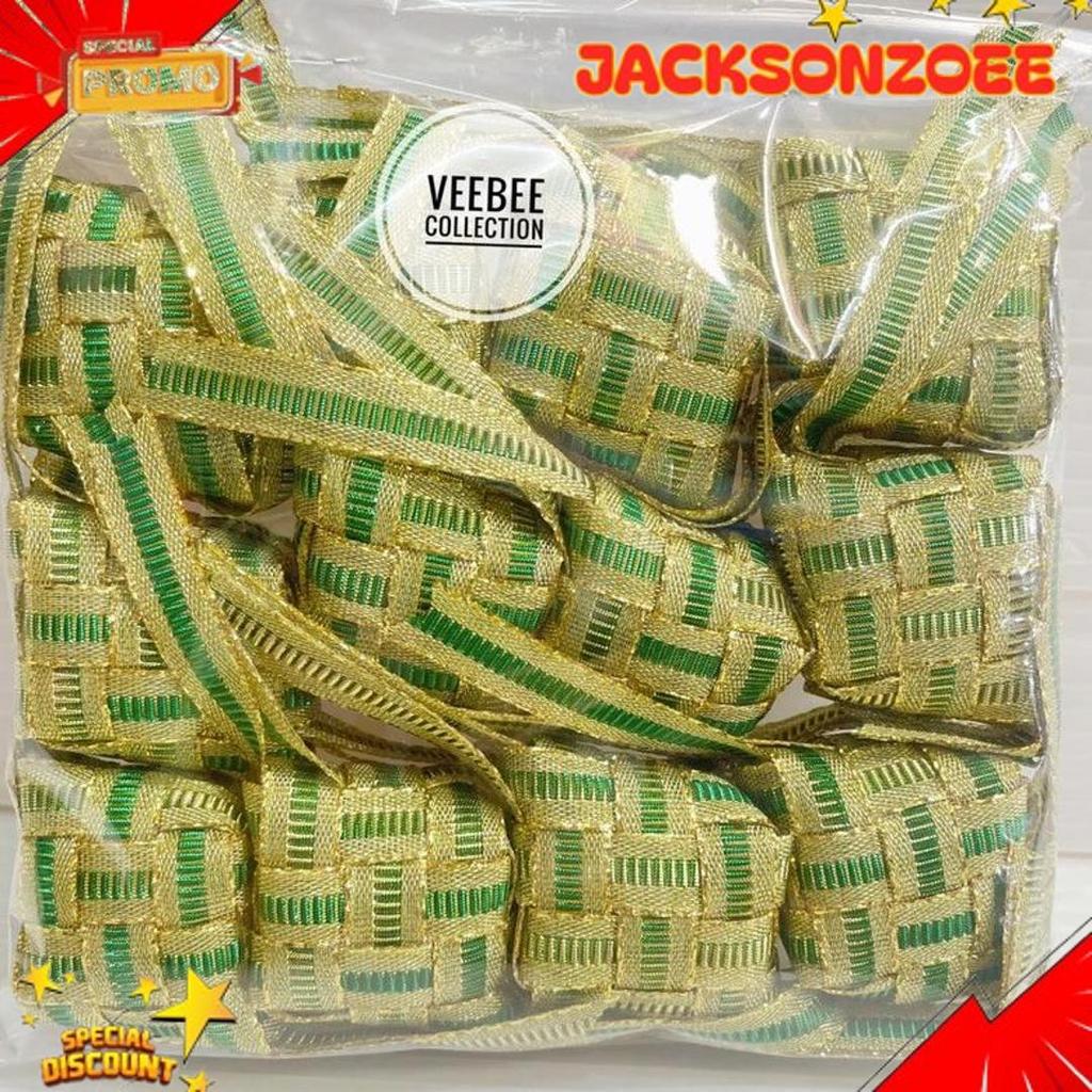 Sale Ketupat Mini/ Gantungan Ketupat Mini/ Hiasan Ketupat/ Ketupat Pita Mini