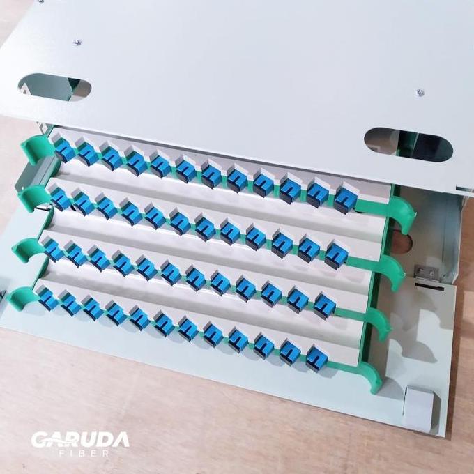 ODF 48 Core Komplit Garuda Fiber ODF Fullset 48C OTB Rackmount 48 C