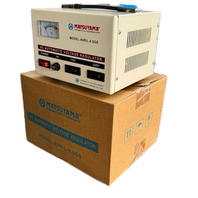 Stabilzer Listrik Stavolt Voltage Regulator Matsuyama 500 Watt Ac Automatic Voltage Regulator AVR St