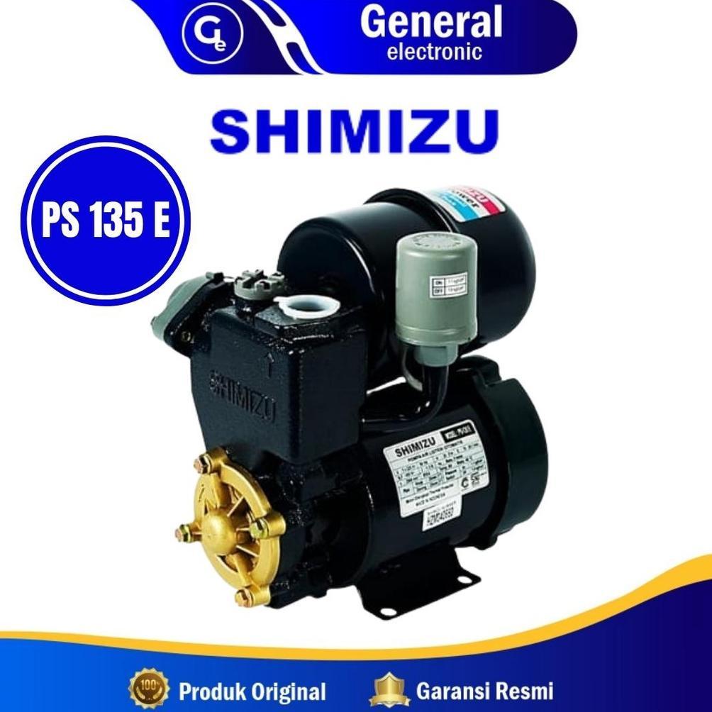 Pompa Air Otomatis Shimizu PS 135 E Daya Hisap 9m