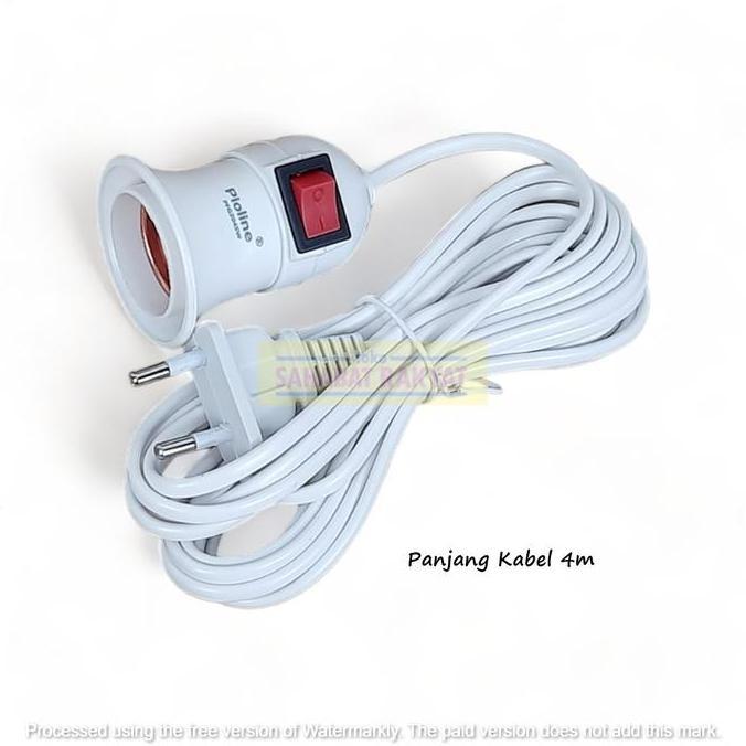 Fitting Lampu Colokan Saklar E27