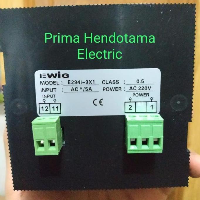 Original.. Ampere Meter Digital Ewig