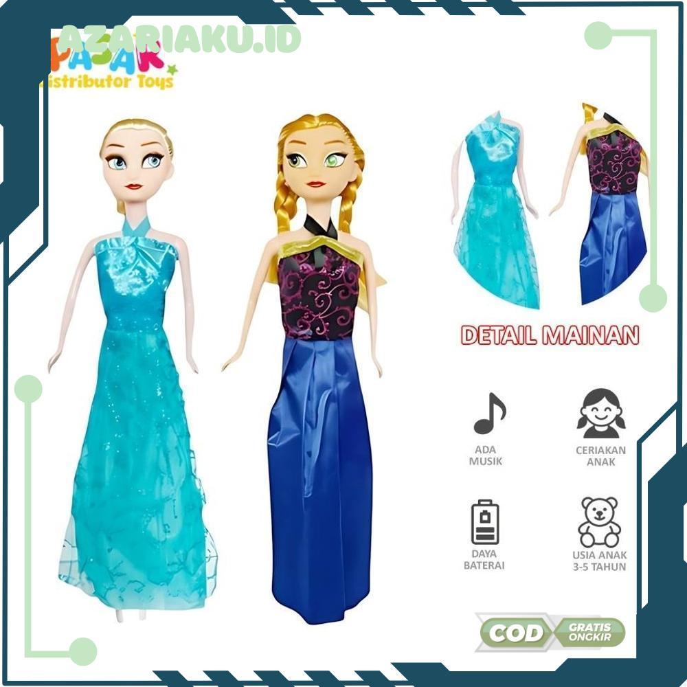 Diskon Mainan Anak PR-17537 DIVERSITY FASHION Boneka Musik Cantik Anak Perempuan Nyanyi Gaun Panjang