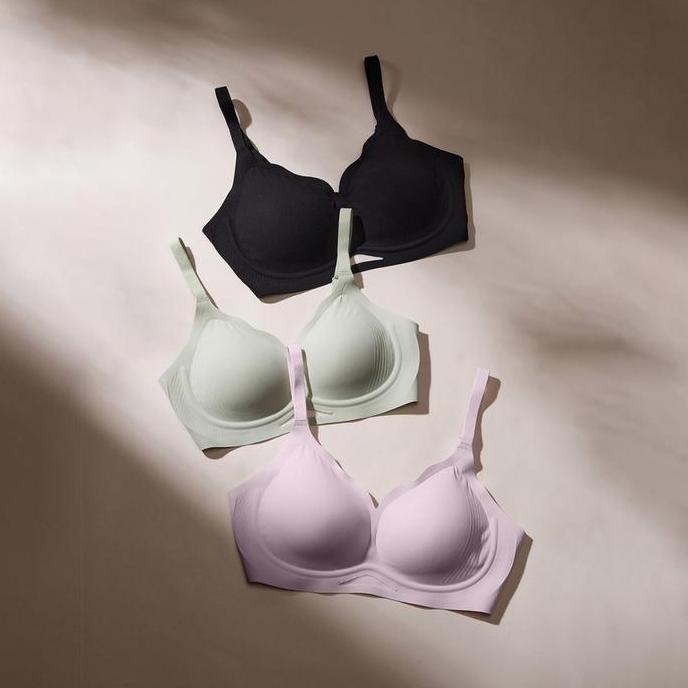 NEW SORELLA BRA WAFE FIT WIRELESS BRALETTE N10-3085V ORI