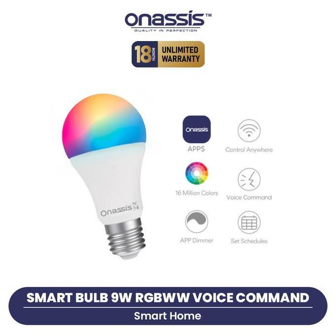 ONASSIS SMART BULB ONASSIS 9W RGBWW VOICE COMMAND
