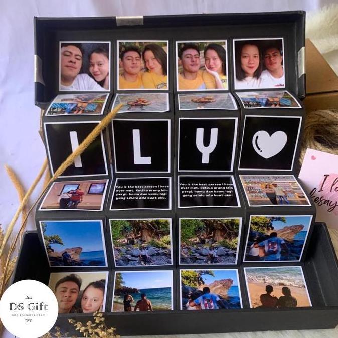 Gift Special Memory Foto Box Kado Ultah Sahabat / Hadiah Anniversary Buat Pacar Cowok CewekPanjangMu
