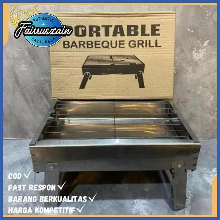 ul-64 Alat Pemanggang Portable Lipat Anti Karat Berkualitas