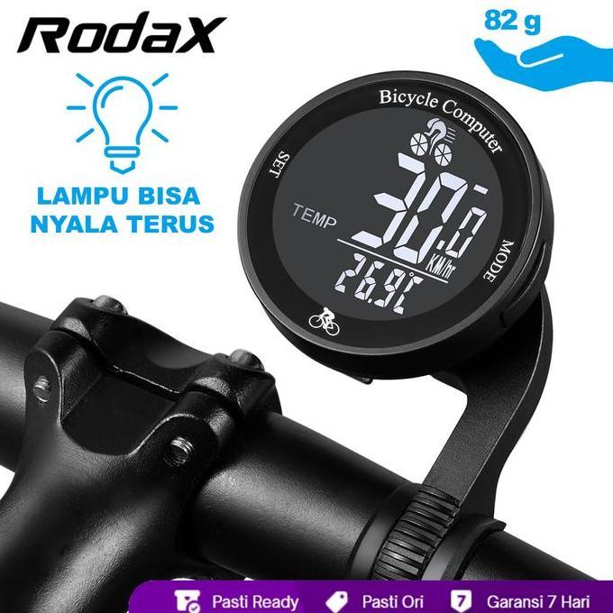 RodaX Pro Wireless Speedometer Sepeda Waterproof LCD Positivenya Cerah Spidometer Gowes Spido Sepeda