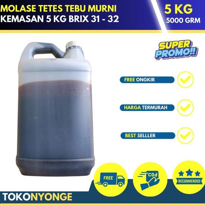 Ready stock Molases / Molase / Molasses / Tetes Tebu Murni Ternak / 5 Kg